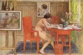 modelo de escritura de postales 1906 Carl Larsson